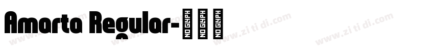 Amarta Regular字体转换